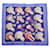 Hermès Sciarpa in seta blu viola Multicolore  - vista 2