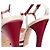 Gucci Tacco Piattaforma Stellato Angelo Rosso - vista 6