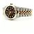 Rolex Relógio masculino Datejust combinação bordô com diamantes após ajuste certificado de nascimento Multicor - vista 20