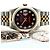 Rolex Relógio masculino Datejust combinação bordô com diamantes após ajuste certificado de nascimento Multicor - vista 23
