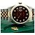 Rolex Relógio masculino Datejust combinação bordô com diamantes após ajuste certificado de nascimento Multicor - vista 24