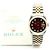 Rolex Relógio masculino Datejust combinação bordô com diamantes após ajuste certificado de nascimento Multicor - vista 3