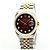 Rolex Relógio masculino Datejust combinação bordô com diamantes após ajuste certificado de nascimento Multicor - vista 8
