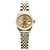 Rolex Relógio feminino Datejust com combinação de diamantes após ajuste Multicor