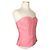 Saint Laurent Top tubo de lino rosa YSL Roja - vista 2