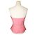 Saint Laurent Top tubo de lino rosa YSL Roja - vista 3