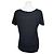 Navy V-Ausschnitt Leinen T-Shirt von Isabel Marant Étoile Blau - Ansicht 2