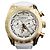 Versace Edelstahl-Uhr mit Goldbeschichtung Mehrfarben