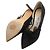Jimmy Choo Décolleté in suede nero con lacci - vista 3