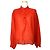 Blusa de algodón y seda naranja sangre Isabel Marant