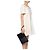 Saint Laurent Clutch trapuntato con monogramma Nero - vista 10