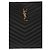 Saint Laurent Clutch trapuntato con monogramma Nero - vista 14
