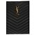 Saint Laurent Clutch trapuntato con monogramma Nero - vista 7