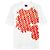 Fendi FF-Logo besticktes T-Shirt Weiß