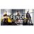Fendi FF-Logo besticktes T-Shirt Weiß - Ansicht 5