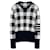Thom Browne Gingham-Check Strick Blau  - Ansicht 1