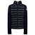 Moncler Logo Damen Leichte Jacke mit Mischpolsterung Schwarz - Ansicht 6