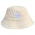 Isabel Marant Cappello bucket logo HALEY Ecru Blu chiaro stampato: ECLU - vista 10