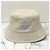 Isabel Marant Cappello bucket logo HALEY Ecru Blu chiaro stampato: ECLU - vista 2