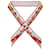 Alexander Mcqueen Blumenmuster Twilly Schal Rot - Ansicht 5