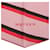 Alexander Mcqueen Foulard di seta a righe Rosa - vista 8