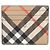 Burberry Universal Checked Card Case Brown - view 5