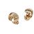 Salvatore Ferragamo Orecchini Gancini ORO D'oro - vista 4
