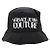 Versace Bucket Hat mit gesticktem Logo Schwarz