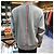 Thom Browne Loopback Centerbag Sweatshirt mit drei Streifen Hellgrau Braun - Ansicht 11