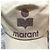 Isabel Marant TYRONY Glitzer-Logo Baseballcap Ecru Weiß - Ansicht 5