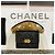 Chanel Cartera con solapa de cadena dorada Caviar Boy Negro - vista 10
