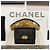 Chanel Cartera con solapa de cadena dorada Caviar Boy Negro - vista 2
