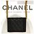 Chanel Cartera con solapa de cadena dorada Caviar Boy Negro - vista 3