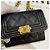 Chanel Cartera con solapa de cadena dorada Caviar Boy Negro - vista 5