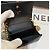 Chanel Cartera con solapa de cadena dorada Caviar Boy Negro - vista 7