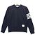 Thom Browne Klassische Sweatshirt Navy Diagonal Armband Tasche Blau - Ansicht 13