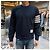 Thom Browne Klassische Sweatshirt Navy Diagonal Armband Tasche Blau - Ansicht 20