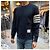 Thom Browne Klassische Sweatshirt Navy Diagonal Armband Tasche Blau - Ansicht 21