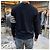 Thom Browne Klassische Sweatshirt Navy Diagonal Armband Tasche Blau - Ansicht 23