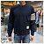 Thom Browne Klassische Sweatshirt Navy Diagonal Armband Tasche Blau - Ansicht 8