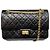 Chanel Vintage Gold Medium Flap Schultertasche Schwarz (VG BK) - Ansicht 12