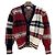 Thom Browne Donagole Karo-Streifen Cardigan Rot - Ansicht 2