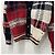 Thom Browne Donagole Karo-Streifen Cardigan Rot - Ansicht 7