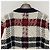 Thom Browne Donagole Karo-Streifen Cardigan Rot - Ansicht 8
