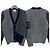 Thom Browne Donegal Kabel-Cardigan Funmix mit diagonalen Streben Braun