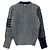 Thom Browne Donegal Kabel-Cardigan Funmix mit diagonalen Streben Braun - Ansicht 3