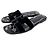 Pantofole in Velluto Oran di Hermès Nero