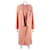Hermès Hermes Langarmhemd Kleid Pink Tuch