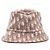 Dior Wendbarer Teddy-D Bucket Hat von Christian Rot