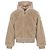 Chaqueta con capucha Teddy con cremallera Moncler Kids Castaño - vista 2